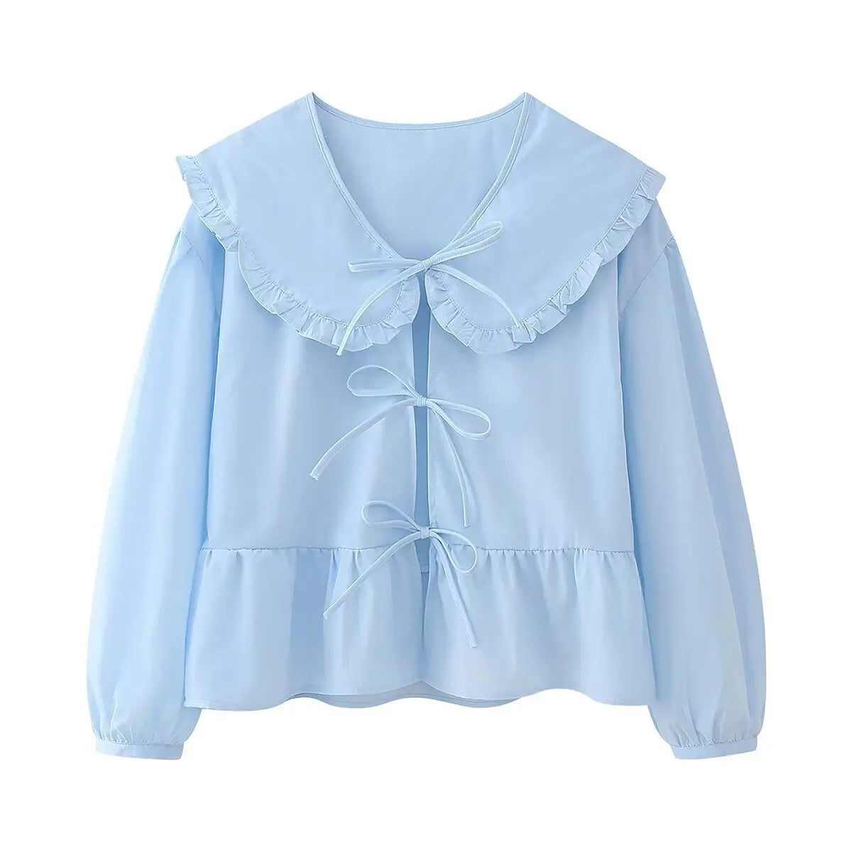 Skyline Lace-Up Blouse