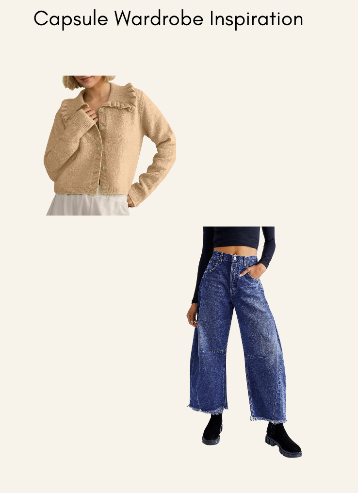 Raw Hem Wide Leg Jeans with Pockets